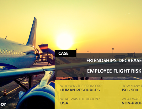 Friendships Decrease Employee Flight Risk