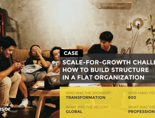Scale-for-Growth Challenge: How to Build Structure in a Flat Organization