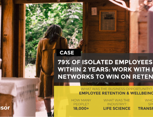 79% of isolated employees left within 2 years: Work with People Networks to Win on Retention