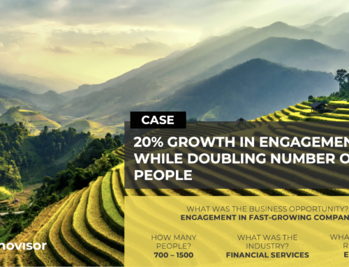 20% Growth in Engagement, while Doubling Number of People